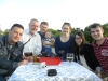 Boat trip, River Thames, Saturday 8 June - the family in the Bow.